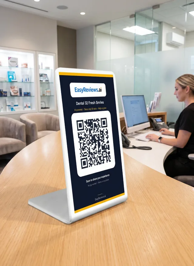 Customer scans the QR code 1